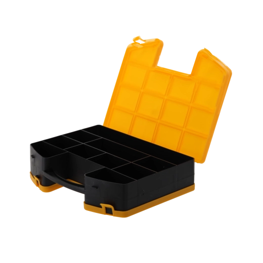 Organiseur double face pour petits objets 26,5 × 20 × 6 cm, 28 compartiments