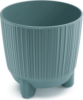 Cache-pot avec pieds Ryfo N 10,7 cm bleu scandinave