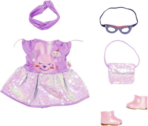 Baby Born robe pour poupée 43cm - Ensemble pour fête d'anniversaire