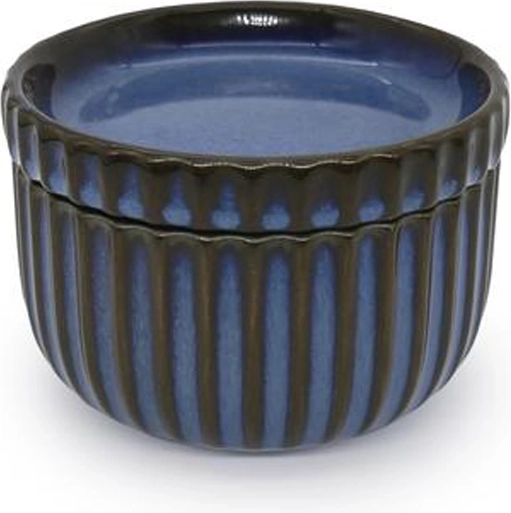 Bol en grès avec couvercle TORO 290 ml bleu