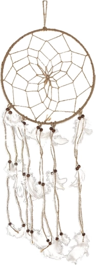 Attrape-rêves en jute 24 × 70 cm