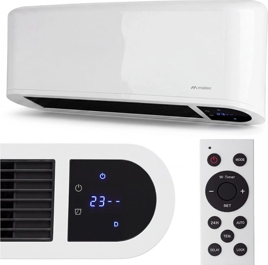 Rideau d’air Maltec pt5000w-wh avec télécommande