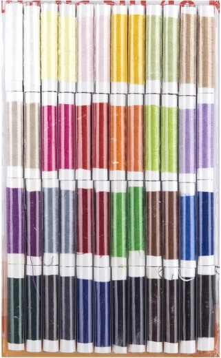 Lot de fils colorés 48 pièces