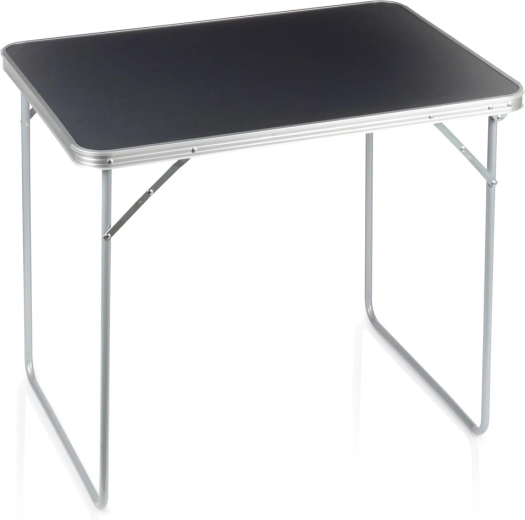 Table de camping pliante Vilde graphite 80 × 60 × 70 cm