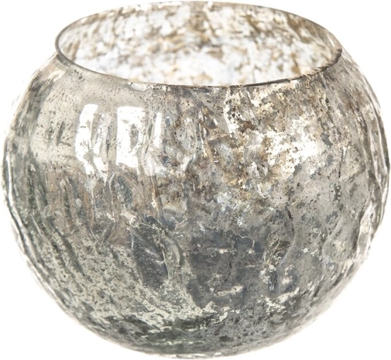 Bougeoir en verre 11 × 11 × 12 cm