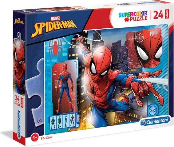 Puzzle 24 pièces Maxi Super Color Spider-Man