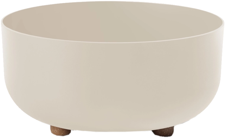 Coupe pour plantes Sofia 30 cm beige