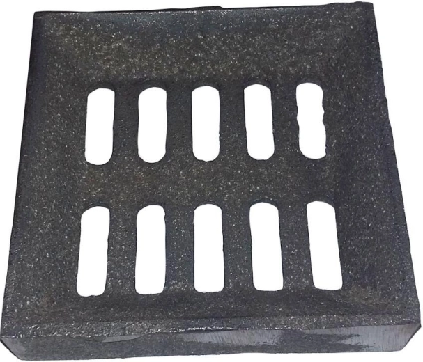 Grille en fonte 135 × 135 mm pour poêles ABX