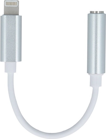 Setty adaptateur Lightning vers prise audio 3,5 mm, blanc