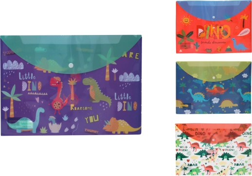 Chemise à bouton-pression avec motif dinosaures 36 × 26 cm