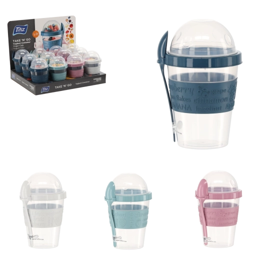 Récipient à yaourt TITIZ Take & Go 600 ml avec cuillère