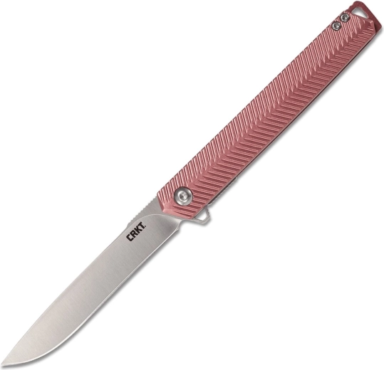 CRKT Stylus couteau de poche 8,7 cm, aluminium bordeaux
