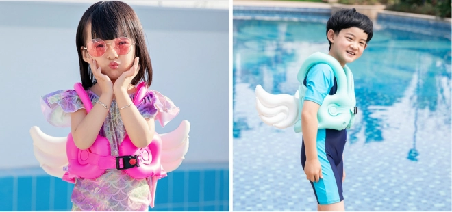 Gilet de natation pour enfant, taille M - ailes