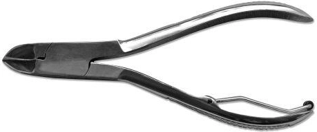 Pince coupe-ongles en acier inoxydable 130 mm