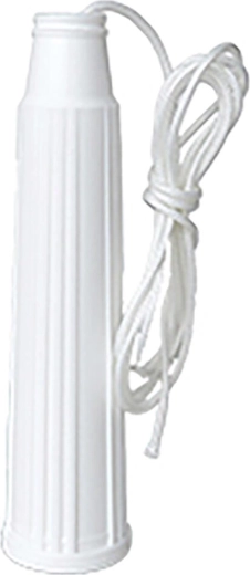 Réservoir de chasse WC avec cordelette en plastique 1 m blanc