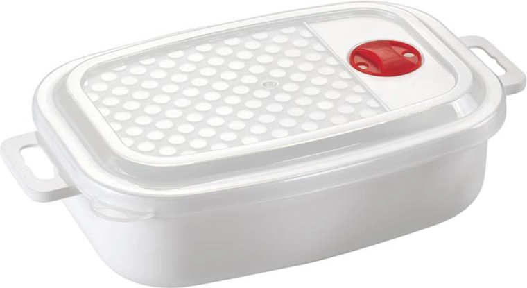 Boîte plastique pour micro-ondes HEIDRUN 1,5 l avec couvercle