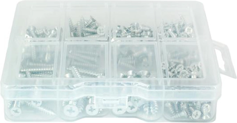 Vis universelles galvanisées – lot de 265 pcs