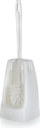 Ensemble WC avec support, carré, blanc