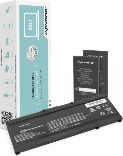 Batterie Movano SR04XL pour HP Omen 15 (15-DC, 15-CE) 3500 mAh 54 Wh