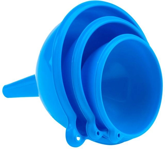 Entonnoirs en plastique HEIDRUN, lot de 3 tailles