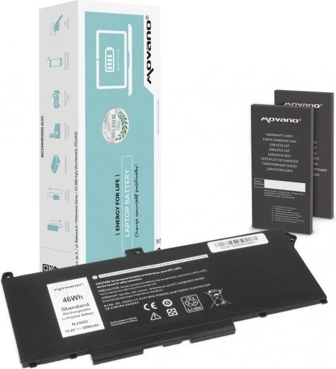 Batterie Movano pour Dell Latitude 5520/5420 et Precision 3560 (46 Wh, 3000 mAh)