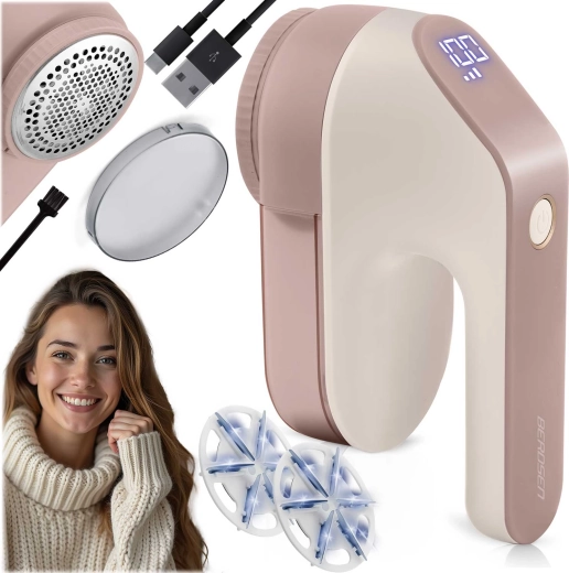 Rasoir anti-bouloches électrique avec écran LCD Berdsen