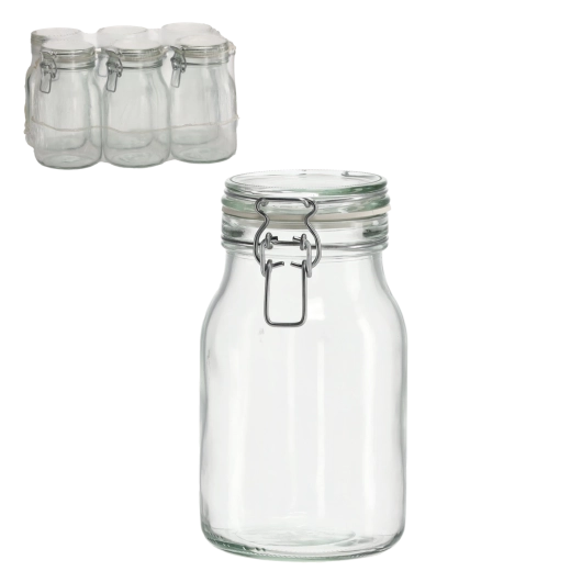 Bocal Comfort 1100 ml avec fermeture à agrafe