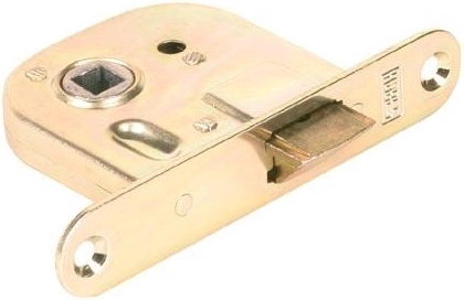 Serrure encastrée d’intérieur droite, entraxe 72 mm, profondeur 60 mm, zinc blanc