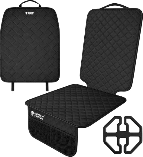 Protection de siège auto 2-en-1 avec organiseur