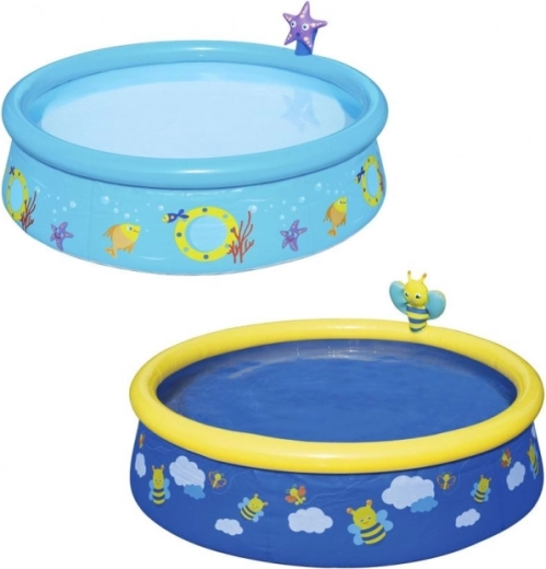 Piscine gonflable pour enfants avec asperseur Bestway My First Fast Set