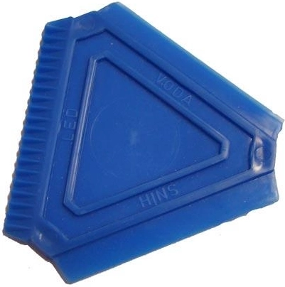 Grattoir à glace triangulaire 8 × 8 × 8 cm, assortiment de couleurs