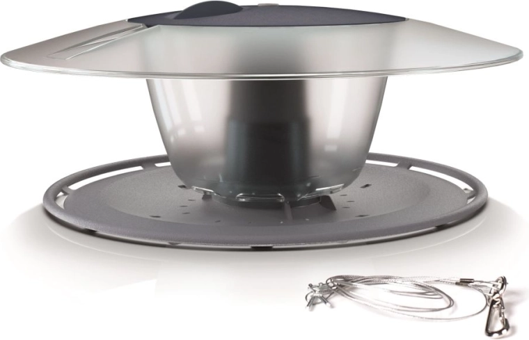 Mangeoire pour oiseaux Birdyfeed Round pierre grise