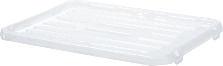 Couvercle en plastique pour boîte de rangement Cargobox 600 × 400 mm, transparent