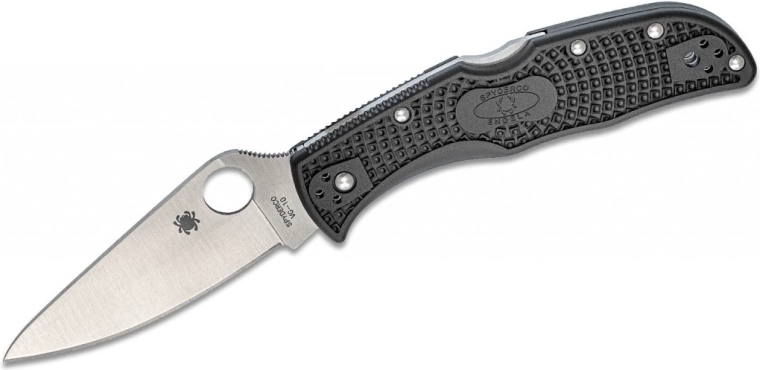 Couteau de poche pliant Spyderco Endela Lightweight noir 8,7 cm