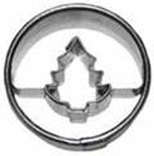 Emporte-pièce rond avec petit sapin 4 cm TORO