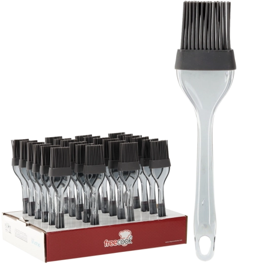 Pinceau de pâtisserie en silicone avec poignée ergonomique