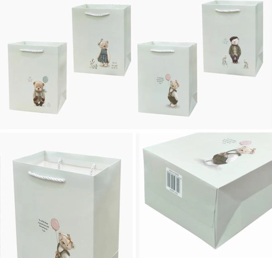 Sac cadeau 55 × 40 × 15 cm, motifs assortis