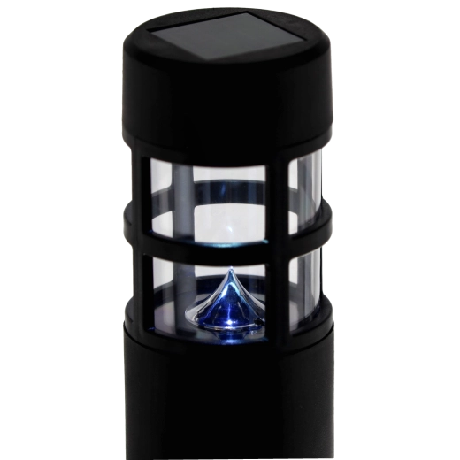 Lampe de jardin solaire ASPEN 38,5 cm, blanc froid, noir