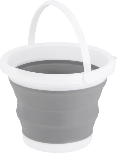 Seau pliable NILS Camp 5 l – gris