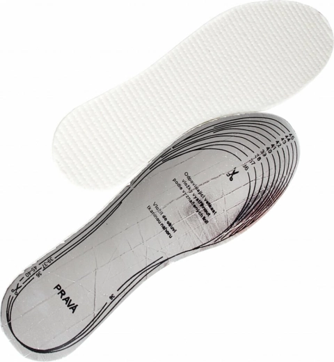 Semelles d’hiver à découper pour chaussures Alu laine