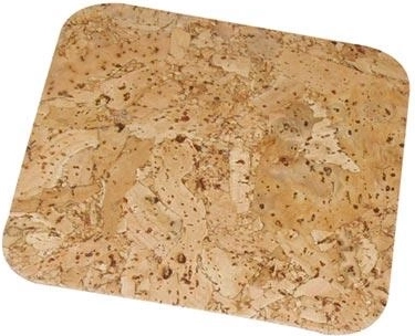 Dessous de verre carrés en liège 10 cm (lot de 6)