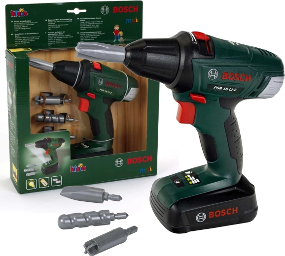 Perceuse-visseuse pour enfants Bosch II avec lumière par Klein