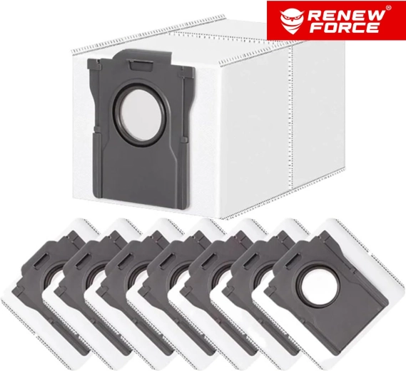 Sacs Renew Force pour station de vidage pour aspirateur robot (12 pièces) compatibles avec Dreame et Xiaomi