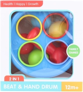 Tap-tap et tambour 2 en 1 pour enfants