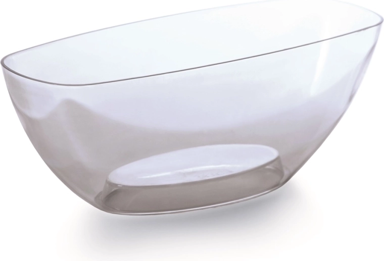 Coupe ovale transparente pour orchidées 36 cm COUBI