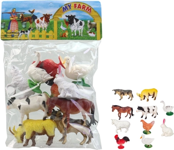 Animaux en sachet 7–10 cm – ensemble de figurines en plastique pour enfants