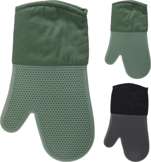 Gant de cuisine avec silicone – assortiment de couleurs