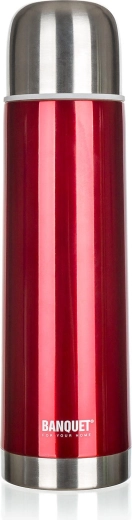 Thermos AVANZA 0,5 l inox rouge