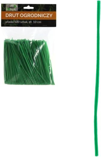 Liens de jardin plats 10 cm – 500 pcs