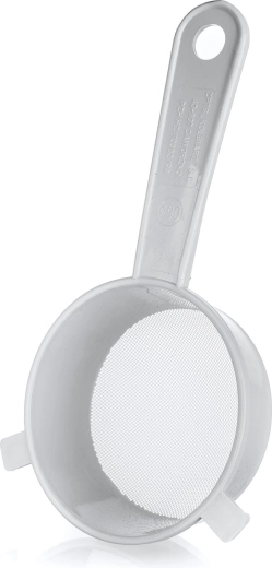 Passoire de cuisine PRAKTIS 9 cm avec poignée – blanche